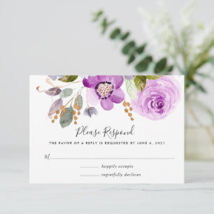 Placa RSVP Lilac Blooms