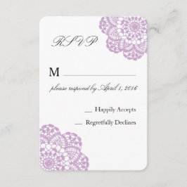 Placa RSVP Lilac Purple Lace