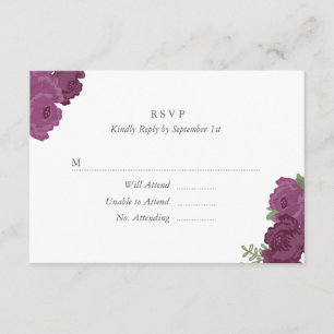 Placa RSVP Mason Jar Elegante