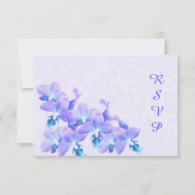 Placa RSVP Mauve Orchids (Frente)