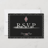 Placa RSVP Preta