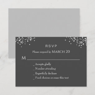 Placa RSVP Rinestones Elegante
