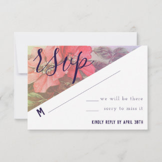 Placa RSVP Rosa Moderna