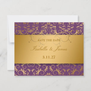 Placa RSVP RPúrpura diVine Eggplant 311-Ouro