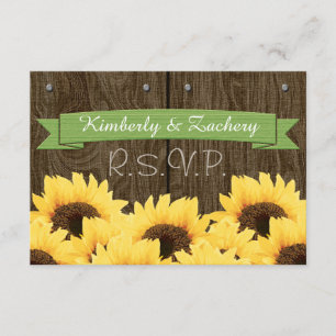 PLACA RSVP RUSTIC RUSTIC SUNFLOWER VERDE