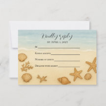 Placa RSVP Seashell Serenade