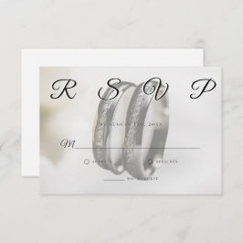 Placa RSVP Simples Elegante Minimalista