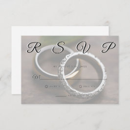 Placa RSVP Simples Elegante Minimalista