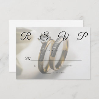 Placa RSVP Simples Elegante Minimalista