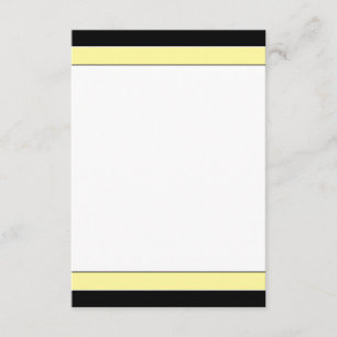 Placa RSVP Simplesmente Elegante (amarelo/preto)