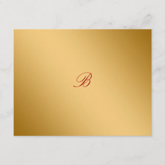 Placa RSVP Vermelha de Cherry 311-Ouro diVine