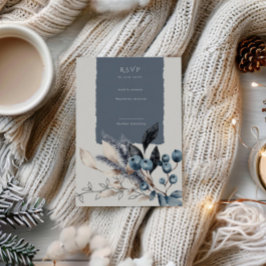 Placa RSVP Vertical Floral de inverno congelada