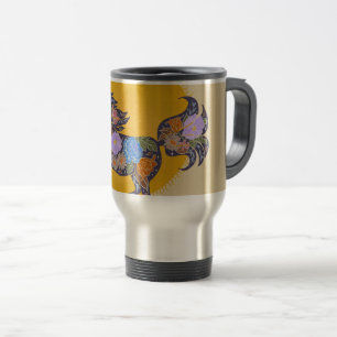 Placa Silhouette_Purple Caneca de viagem Cup