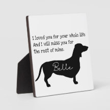 Sinal de Dog Memorial Sinal Personalizado Dog Sina