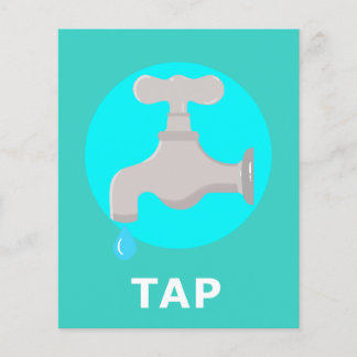 Placa sinalizadora TAP para a palavra inicial T 1