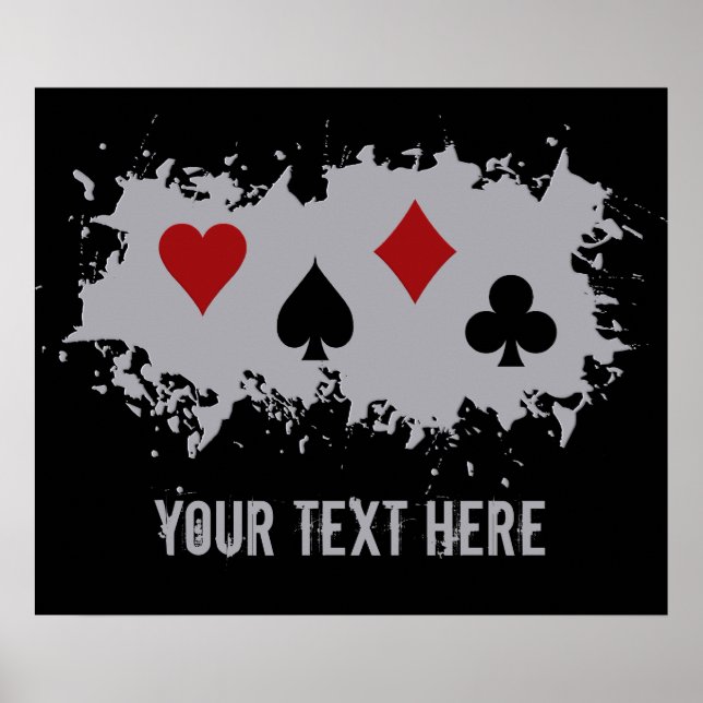 Placa Splash poster personalizado (Frente)