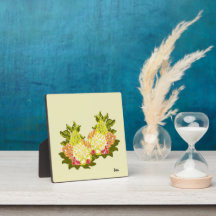 Tabletop Easel com Canvas: Fruta tropical