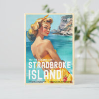 Placa Viagem de Estilo Vintage Stradbreak Island