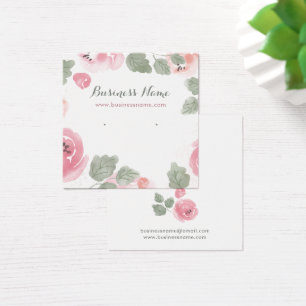 Placas com Rosa de aquarela rosa