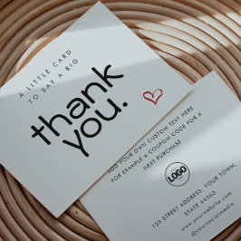 Placas de agradecimento Modernas de Negócios