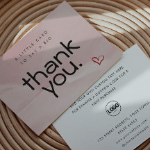 Placas de agradecimento Modernas de Negócios