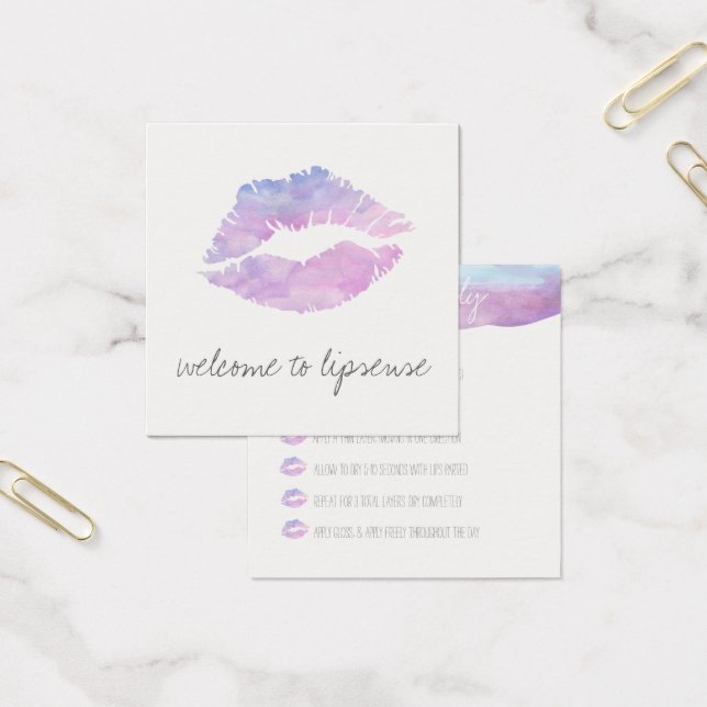Placas de aplicação Lilac Watercolor (Escritótio)