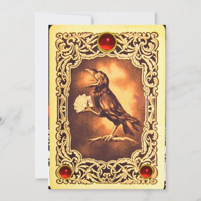 PLACAS DE BRINCADEIRA VERMELHA, CARTÃO DE CINZA DE (Frente)