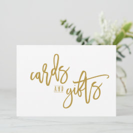 Placas de Cartões 5X7 & Presentes - Script Pincel 