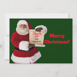 Placas de cartões de natal e Nota