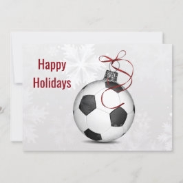 Placas de Cartões de natal para jogador de futebol