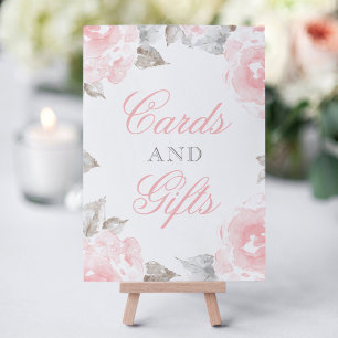 Placas de Cartões e Presentes de Rosas de Aquarela