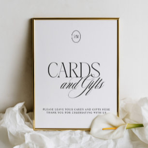 Placas de Casamento com Tinta Clássica e Cartões B