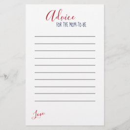 Placas de Conselhos de Chá de fraldas com Strike W