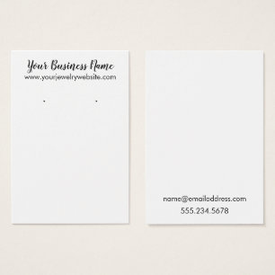 Placas de exibição com suporte branco simples