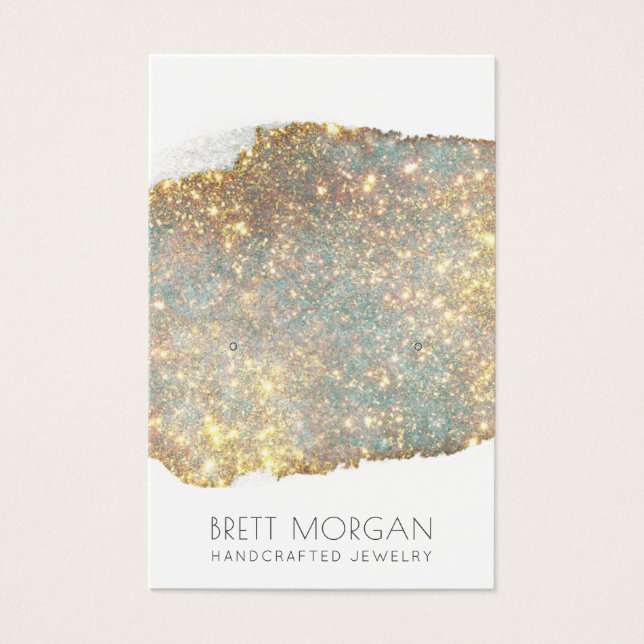 Placas de exibição de joias com brilho de platina (Frente)