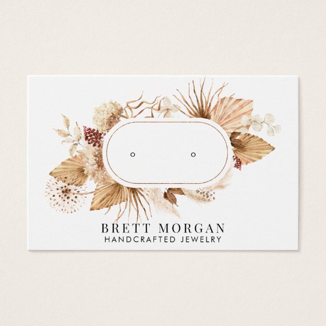 Placas De Exibição De Joias De Altura Floral (Frente)