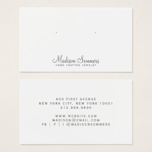 Placas de exibição de joias minimalistas simples