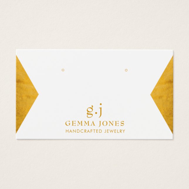 Placas de exibição de malhas brancas e Douradas el (Frente)