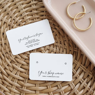 Placas de exibição modernas e simples de brinco br