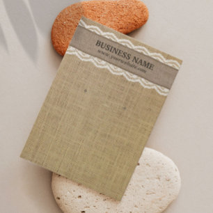 Placas de exibição para burlap & Lace ocando