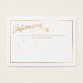 Placas de informações PixDezines/Marble /White+Dou