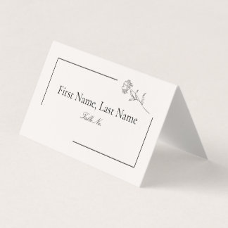 Placas de Mesa Florais Modernas