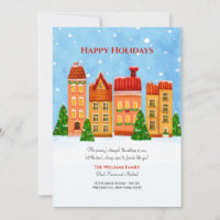 Placas de Natal Novo Cartão de Férias Domésticas