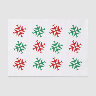 Placas de neve em papel