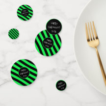 Placas de Papel das Linhas do Halloween