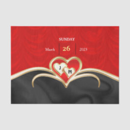 Placas De Papel De Casamento