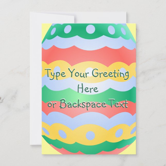 Placas de Páscoa de Convites de festas de Páscoa p (Frente)