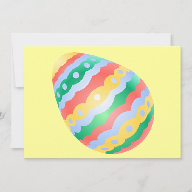 Placas de Páscoa de Convites de festas de páscoa p (Frente)