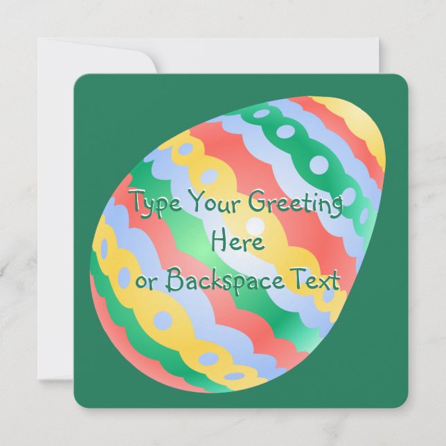 Placas de Páscoa de Convites de festas de páscoa p (Frente)