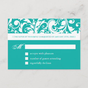 Placas de resposta Jade - RSVP 3,5" X 5"